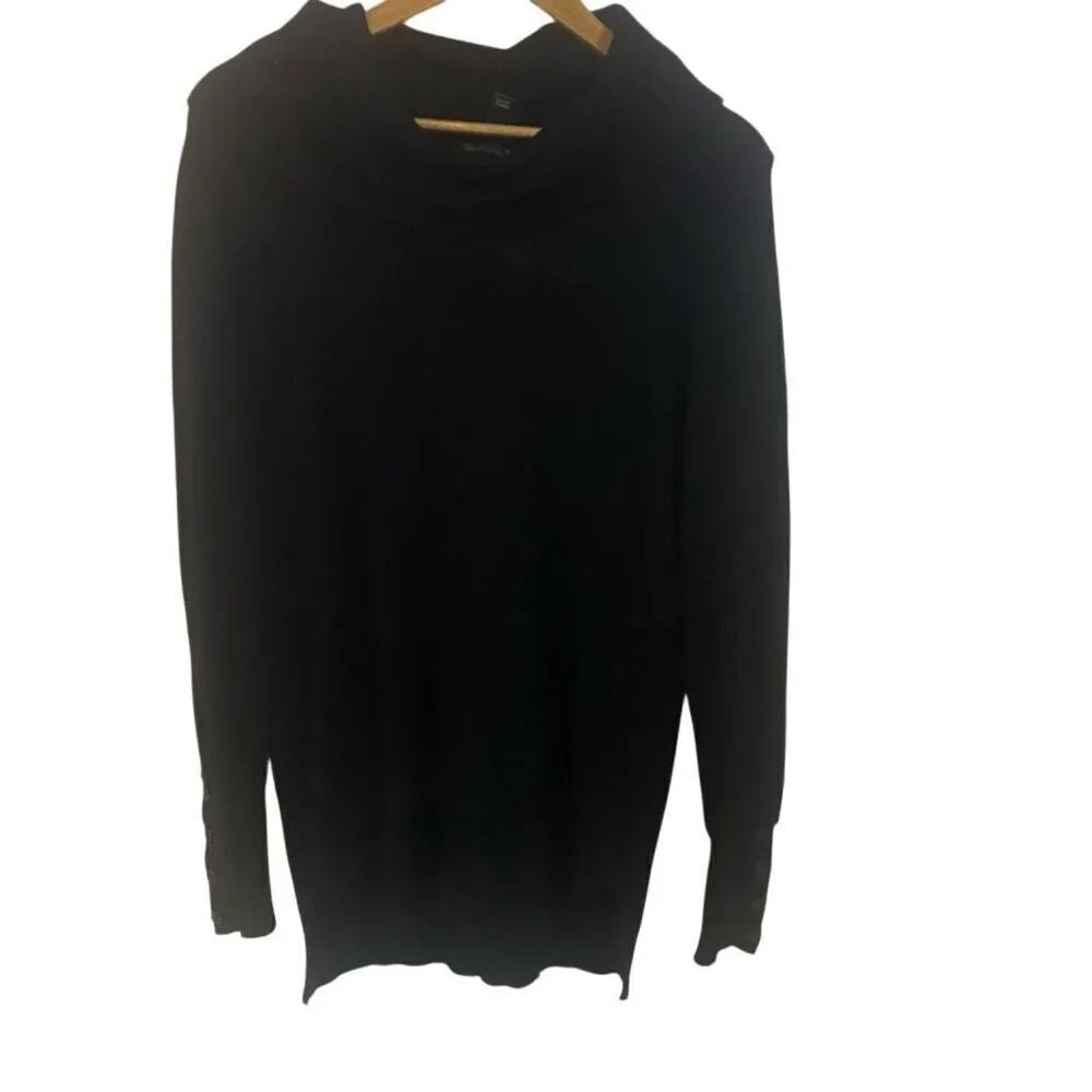 Lauren Ralph Lauren wool blend turtle neck black medium long sleeve